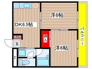 ヤマテオザワビルの物件間取画像